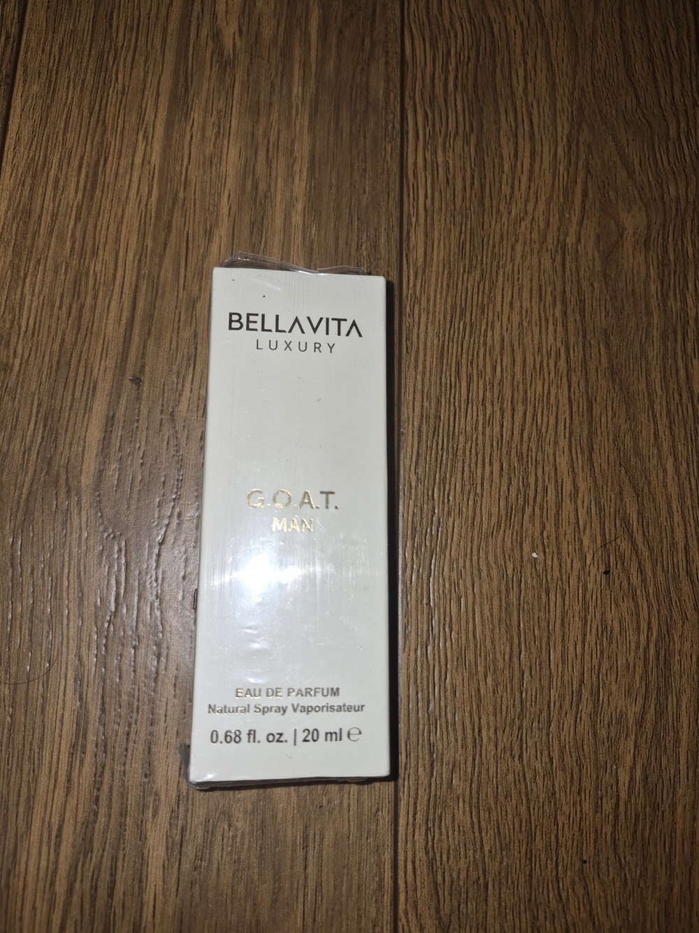 BellaVita Luxury G.O.A.T. Man Eau de Parfum White and Gold Box